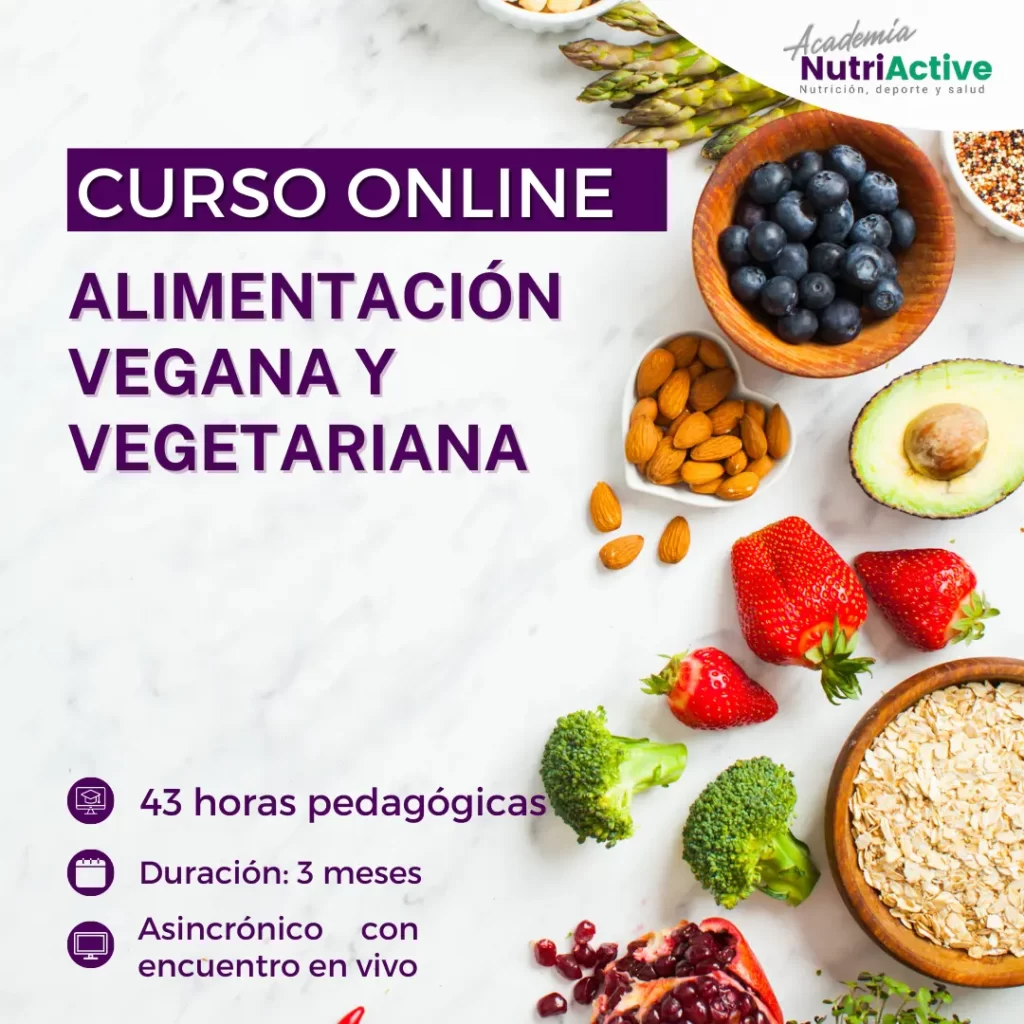 Alimentación vegana y vegetariana (Cohorte 1) - Academia Nutriactive