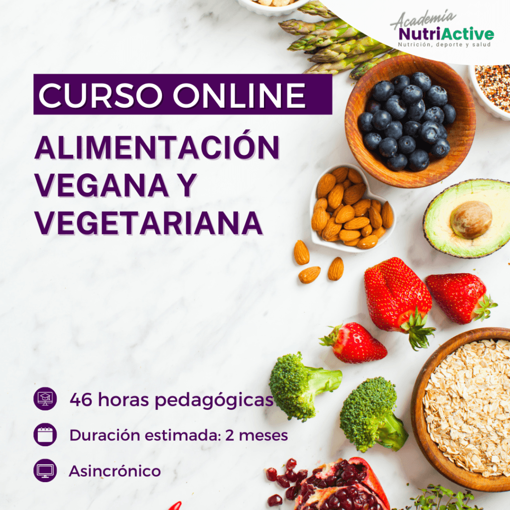 Alimentación vegana y vegetariana - Academia Nutriactive