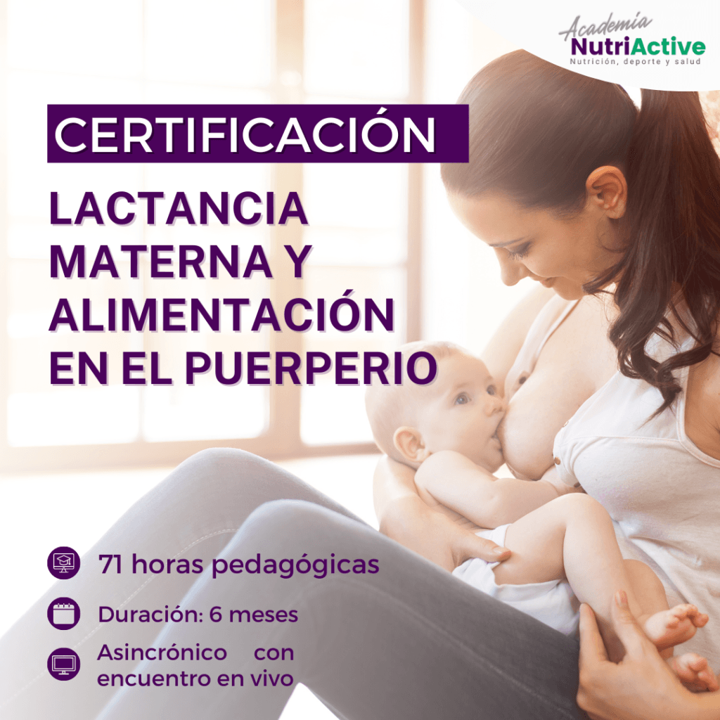 Lactancia materna y alimentación en el puerperio (5° Cohorte) - Academia Nutriactive