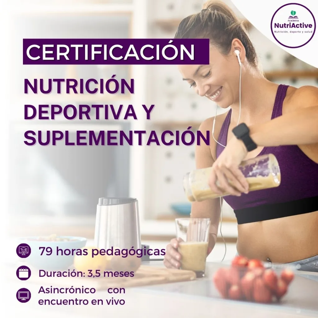 Nutrición deportiva y suplementación* - Academia Nutriactive