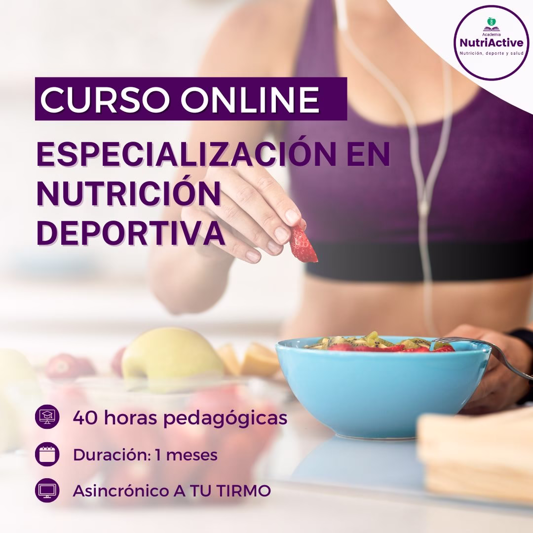 Especialización en Nutrición Deportiva
