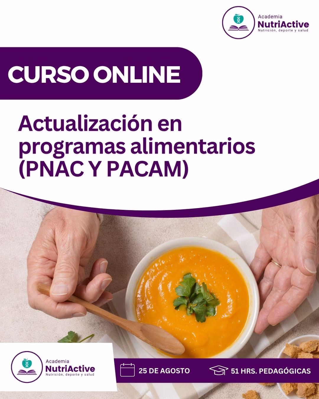 Actualización en programas alimentarios: PNAC y PACAM (AS)