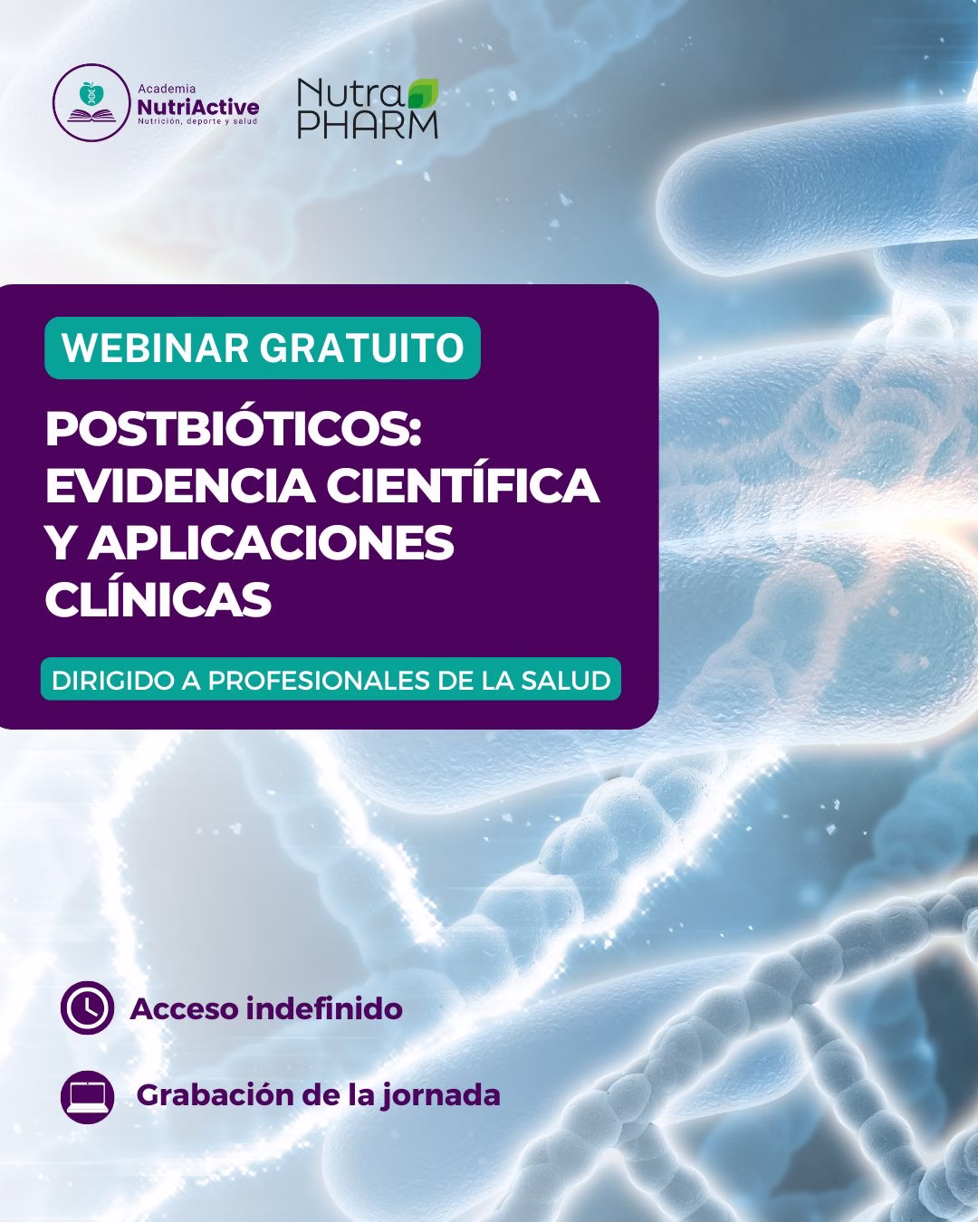 Webinar Postbióticos: Evidencia Científica y Aplicaciones Clínicas