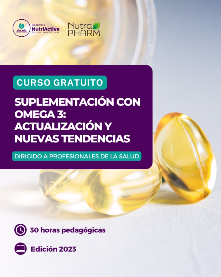 Suplementación con Omega 3: Actualización y nuevas tendencias