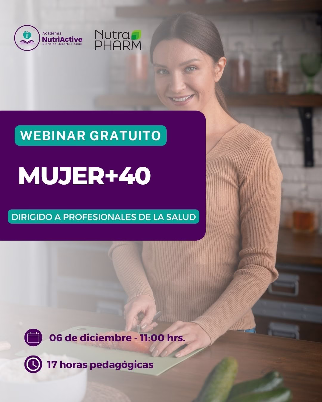 Webinar Gratuito: Mujer+40