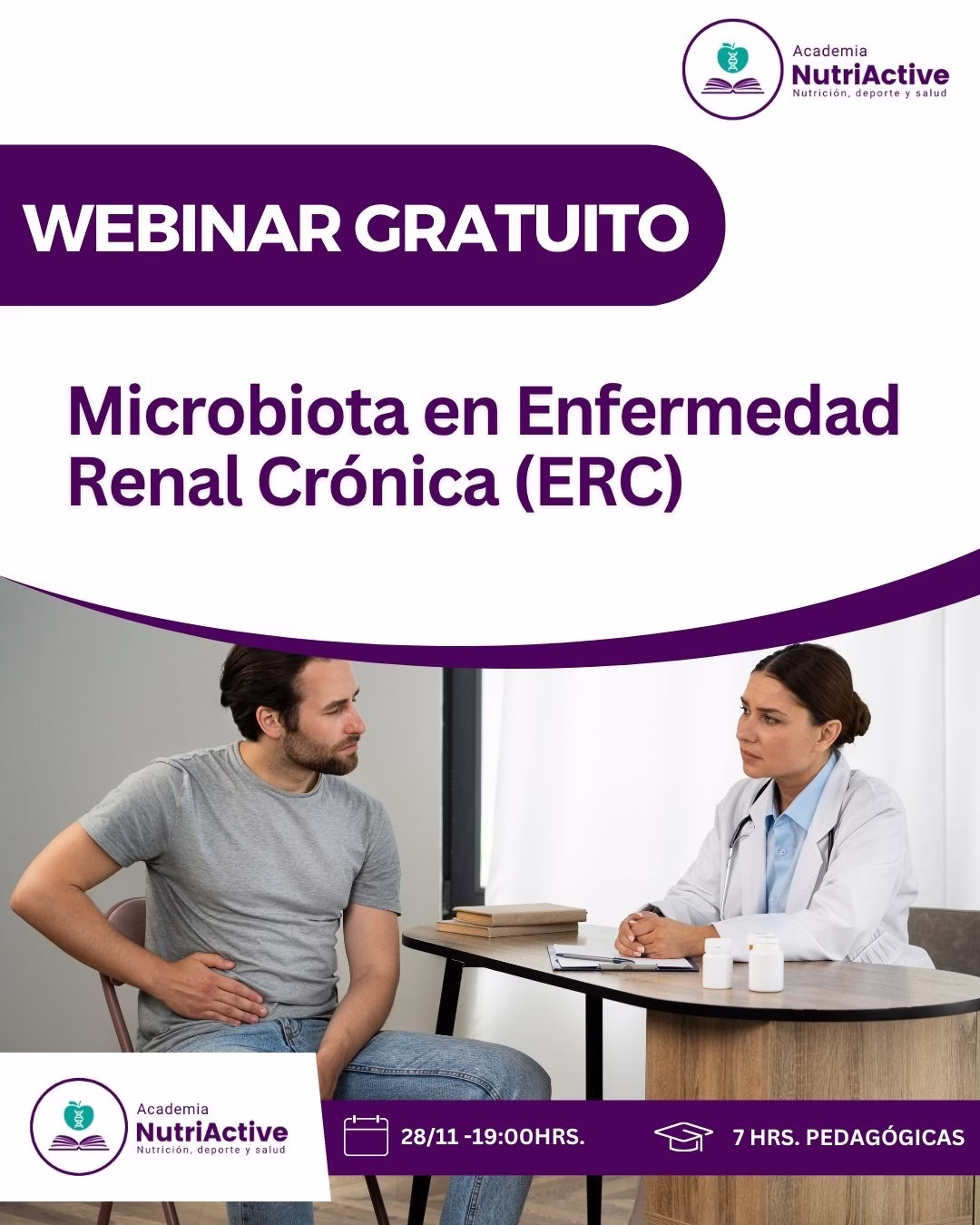 Webinar Gratuito: Microbiota en Enfermedad Renal Crónica (ERC)