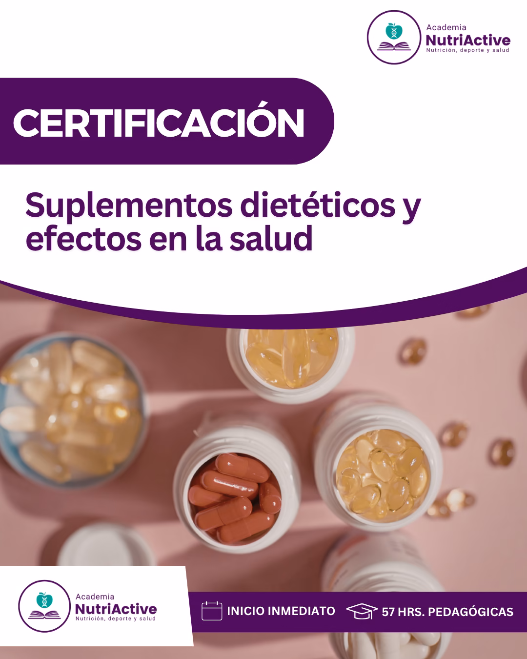 Suplementos dietéticos y efectos en la salud (asincrónico)