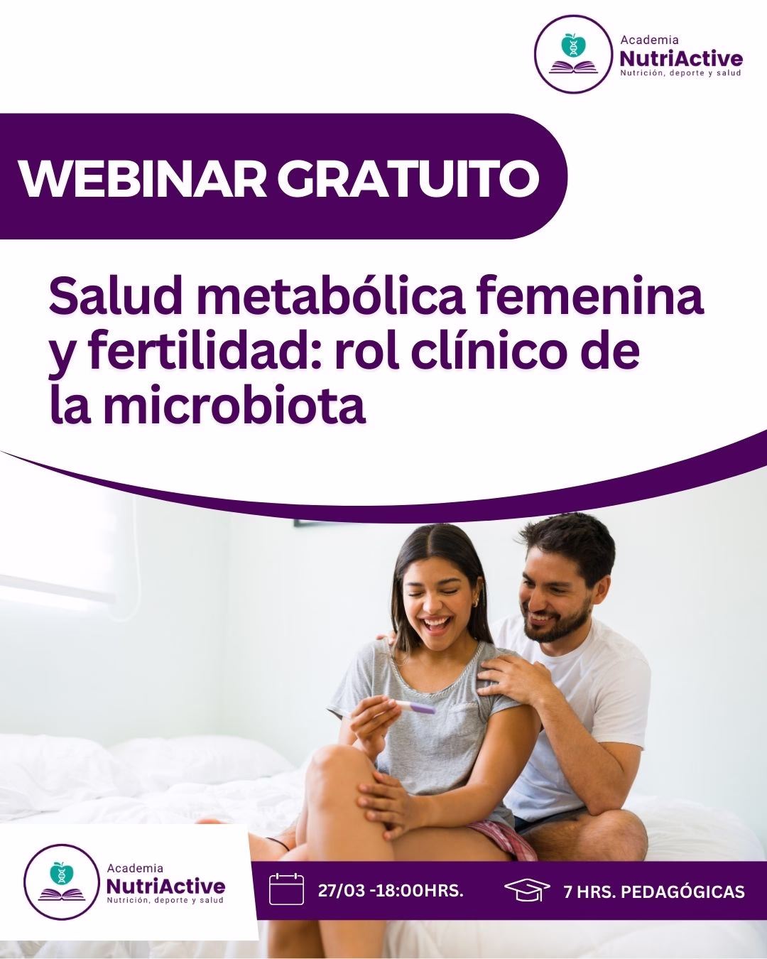 Webinar Gratuito: Salud metabólica femenina y fertilidad: rol clínico de la microbiota