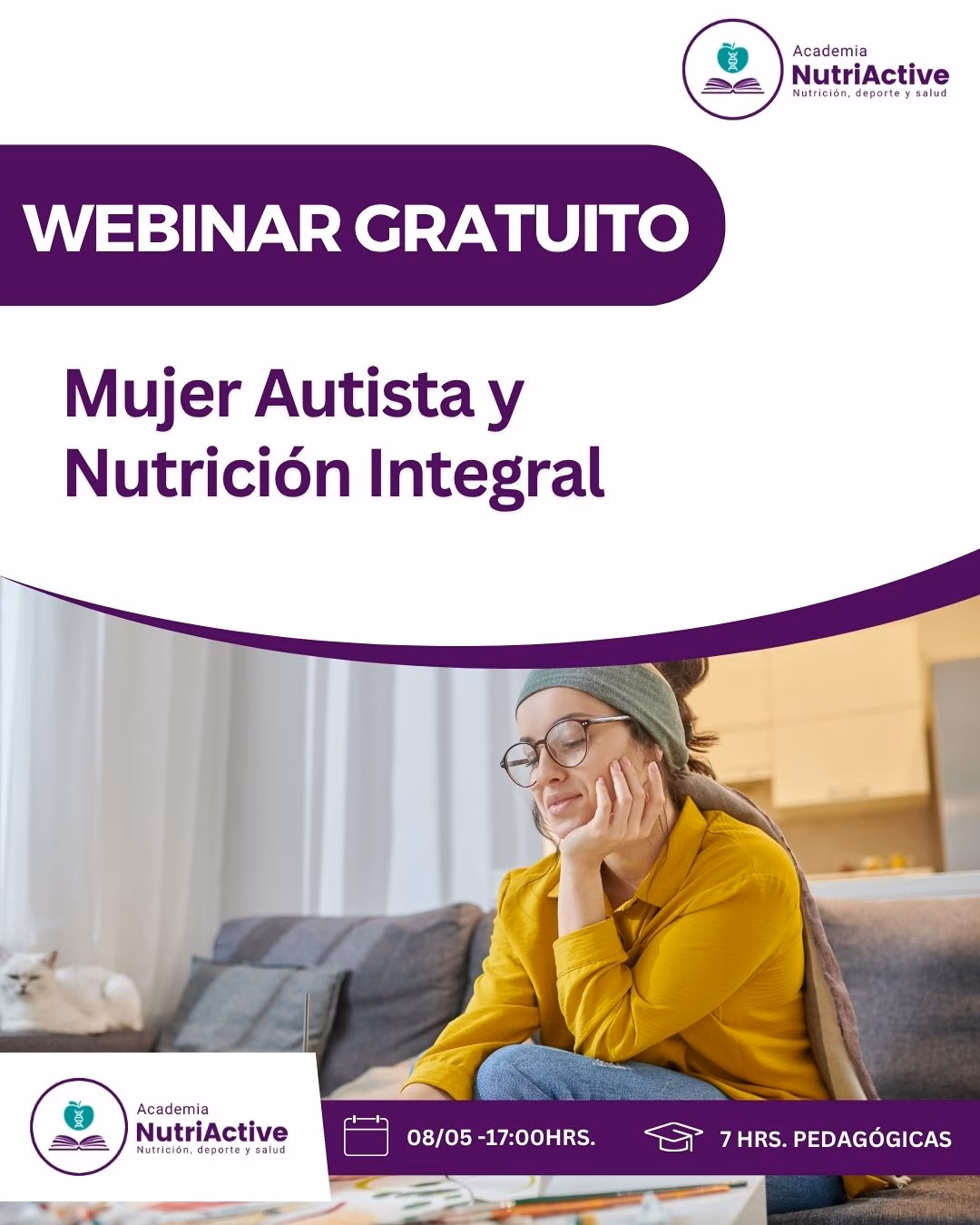 WEBINAR GRATUITO: Mujer Autista y Nutrición Integral