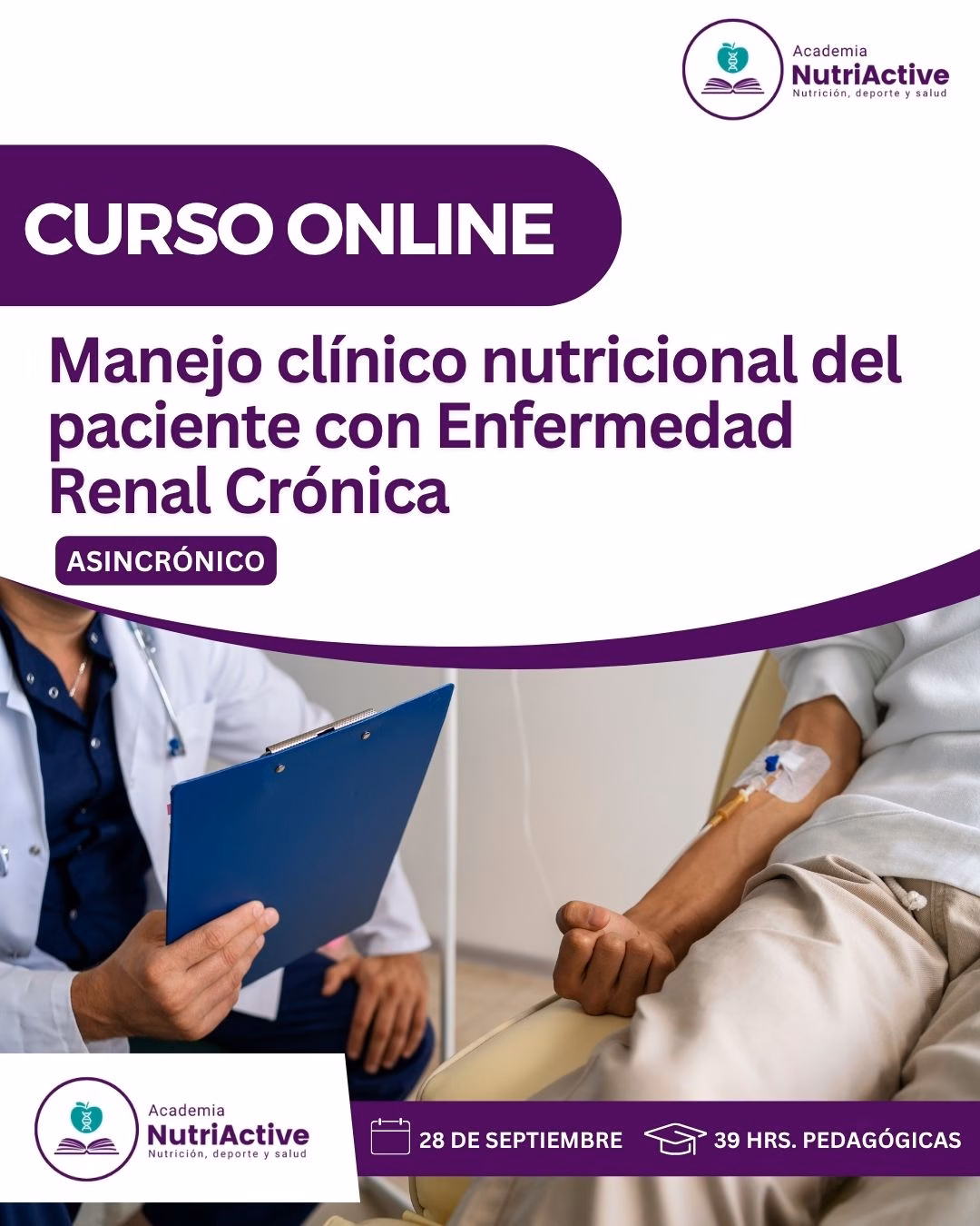 Manejo clínico nutricional del paciente con Enfermedad Renal Crónica (asincrónico)