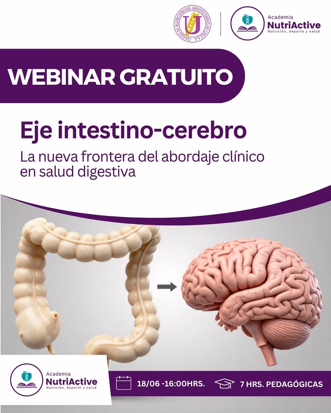 Webinar gratuito: Eje intestino-cerebro: La nueva frontera del abordaje clínico en salud digestiva