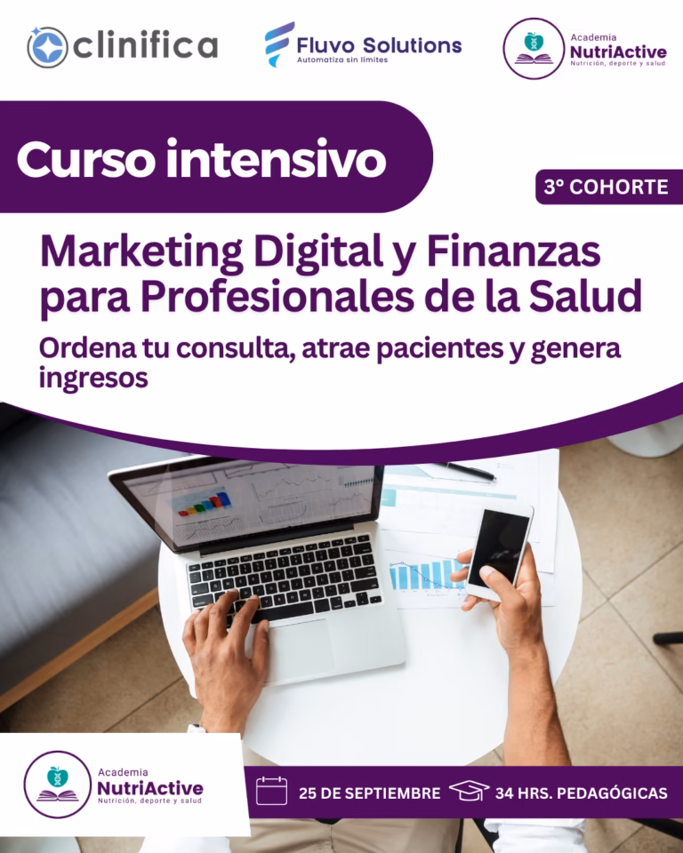 Marketing Digital y Finanzas para Profesionales de la Salud (3º Cohorte) - Academia Nutriactive