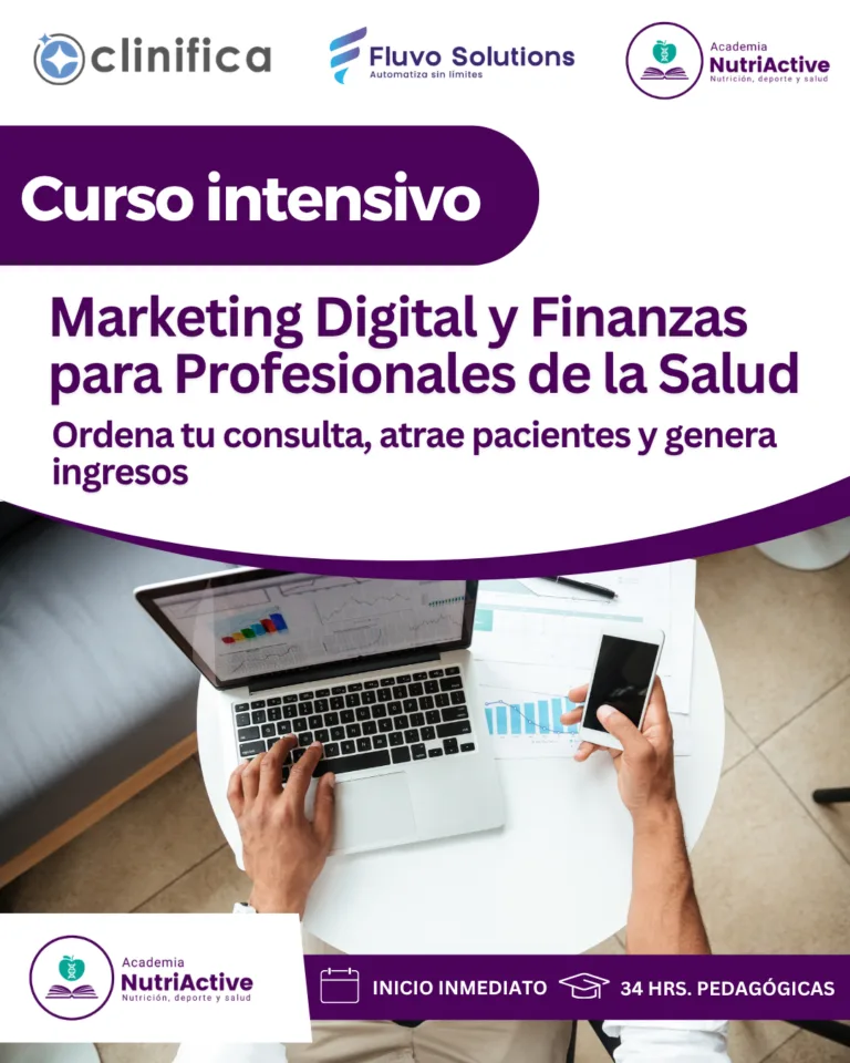 Marketing Digital y Finanzas para Profesionales de la Salud (4º Cohorte) - Academia Nutriactive
