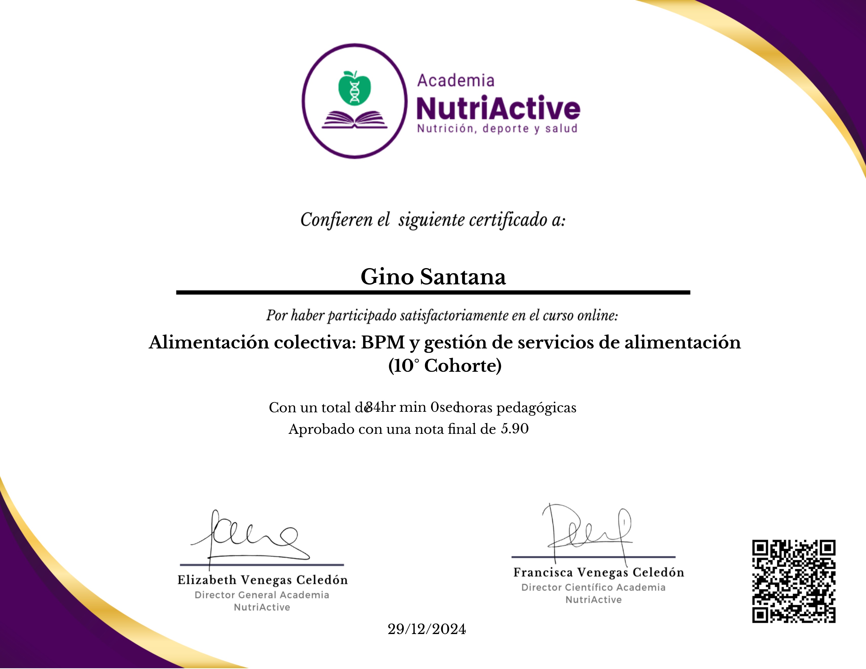 Alimentación colectiva: BPM y gestión de servicios de alimentación (10° Cohorte)